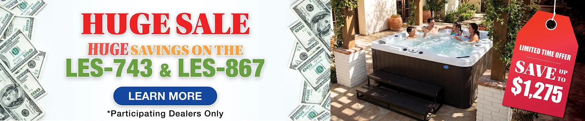 Calspas hot tub being used in a family setting - Antioch